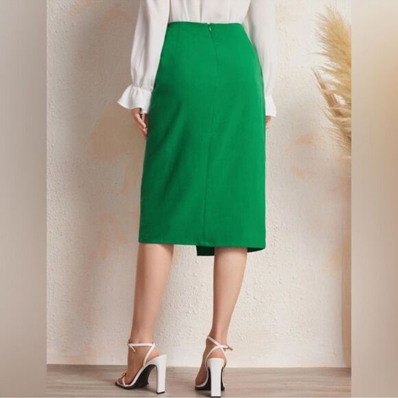 NWT VISCOSE WRAP KNOTTED SKIRT Size XS - Picture 3 of 8